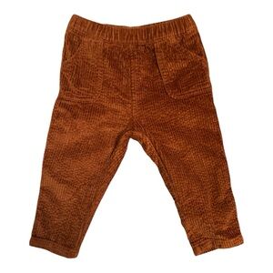 Old Navy Rust Corduroy Pants with Elastic Waistband